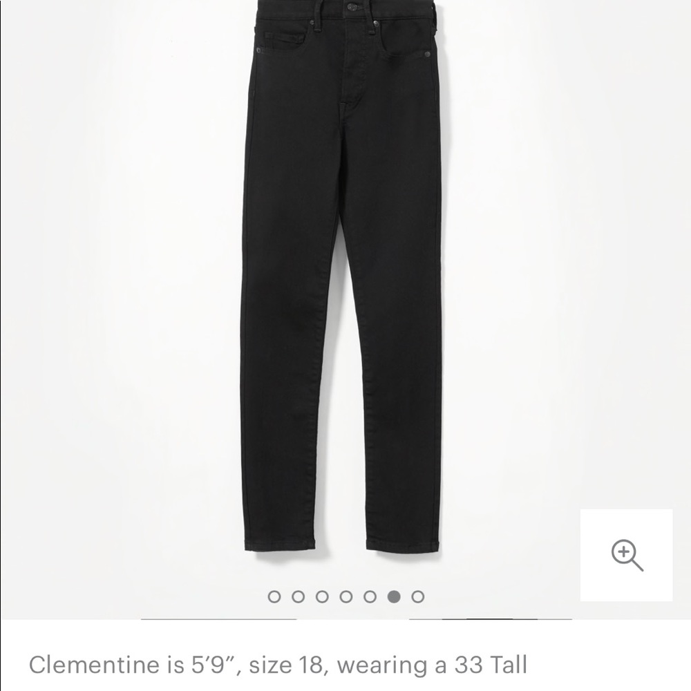 Everlane authentic stretch high rise skinny jeans